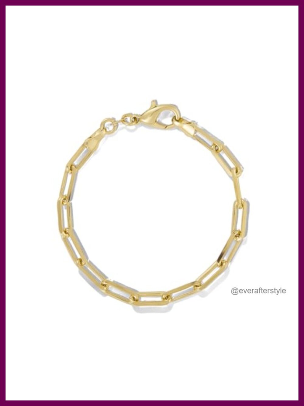 Waterproof Gold PVD Plated Chunky Link Bracelet